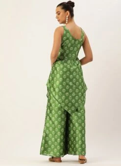 Top From Green Art Silk Digital Printed Co Ords Set After Six Wear 11 Top From Green Art Silk Digital Printed Co Ords Set After Six Wear -Indo Clothing Shop Green Art Silk Digital Printed Co Ords Set IWBS02210899 b