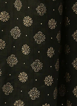 Green Art Silk Foil Print Jumpsuit Festive Wear -Indo Clothing Shop Green Art Silk Foil Print Jumpsuit DRBS02302438 rrc4