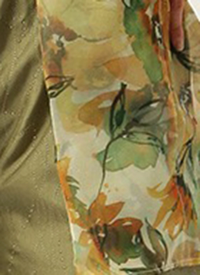 Green Art Silk Jumpsuit N Yellow Organza Jacket After Six Wear 7 Green Art Silk Jumpsuit N Yellow Organza Jacket After Six Wear - Image 7