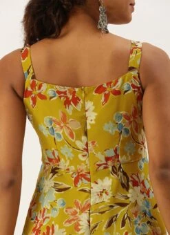 Green Asymmetric Gathered Gown Party Wear 13 Green Asymmetric Gathered Gown Party Wear -Indo Clothing Shop Green Asymmetric Gathered Gown IWBS02208449 rrc2