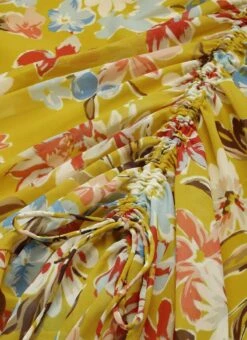 Green Asymmetric Gathered Gown Party Wear 14 Green Asymmetric Gathered Gown Party Wear -Indo Clothing Shop Green Asymmetric Gathered Gown IWBS02208449 rrc3