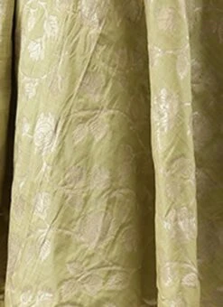 Green Brocade Boat Neck Flared Dress Wedding Wear 15 Green Brocade Boat Neck Flared Dress Wedding Wear -Indo Clothing Shop Green Brocade Boat Neck Flared Dress DRBS02105388 rrc4