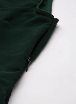 Jacket From Green Cotton Embroidered Jacket Style Gown -Indo Clothing Shop Green Cotton Embroidered Jacket Style Gown IWBS02301772 rrc3