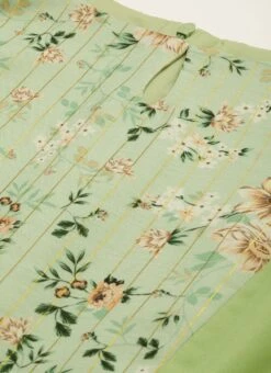 Green Digital Printed Dress Festive Wear -Indo Clothing Shop Green Digital Printed Dress DRBS02208511 rrc1