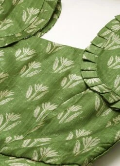 Green Digital Printed Maxi Dress Festive Wear -Indo Clothing Shop Green Digital Printed Maxi Dress DRBS02212566 rrc1