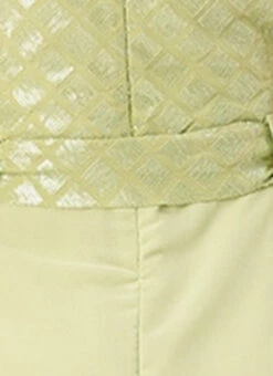 Green Embroidered Collar Neck Jumpsuit Party Wear -Indo Clothing Shop Green Embroidered Collar Neck Jumpsuit DRBS02307730 rrc3