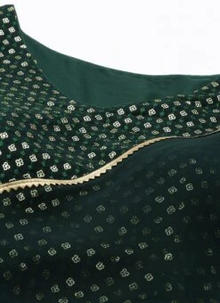Green Embroidered Georgette Kali Flared Gown Party Wear -Indo Clothing Shop Green Embroidered Georgette Kali Flared Gown IWBS02208519 rrc1