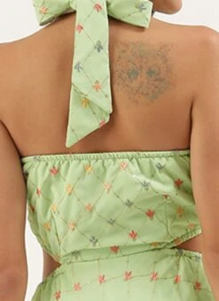 Green Embroidered Georgette Maxi Dress Festive Wear 13 Green Embroidered Georgette Maxi Dress Festive Wear -Indo Clothing Shop Green Embroidered Georgette Maxi Dress DRBS02207318 rrc2