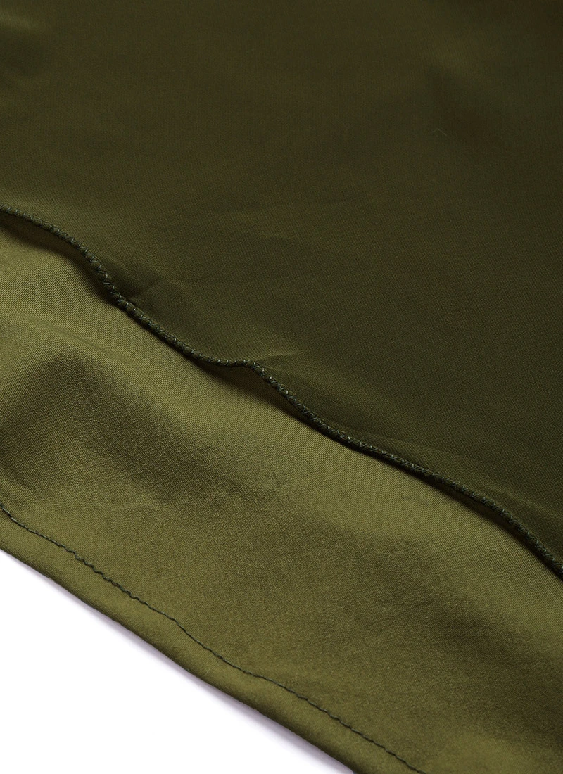 Green Embroidered Halter Neck Gown Festive Wear 8 Green Embroidered Halter Neck Gown Festive Wear - Image 8