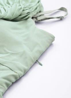 Green Embroidered One Shoulder Style Gown Party Wear 14 Green Embroidered One Shoulder Style Gown Party Wear -Indo Clothing Shop Green Embroidered One Shoulder Style Gown IWBS02305134 rrc3