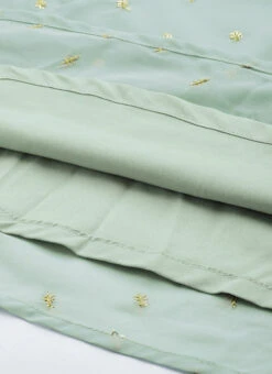 Green Embroidered One Shoulder Style Gown Party Wear 15 Green Embroidered One Shoulder Style Gown Party Wear -Indo Clothing Shop Green Embroidered One Shoulder Style Gown IWBS02305134 rrc4