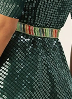 Bottom From Green Embroidered Peplum Top N Palazzo Set After Six Wear -Indo Clothing Shop Green Embroidered Peplum Top N Palazzo Set IWBS02306501 rrc3