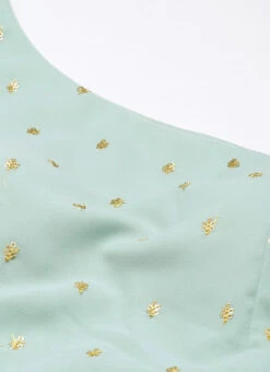 Skirt From Green Georgette Embroidered Crop Top N Skirt Set After Six Wear 12 Skirt From Green Georgette Embroidered Crop Top N Skirt Set After Six Wear -Indo Clothing Shop Green Georgette Embroidered Crop Top N Skirt Set IWBS02302445 rrc1