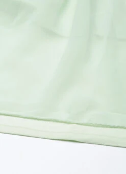 Skirt From Green Georgette Embroidered Crop Top Skirt Set After Six Wear -Indo Clothing Shop Green Georgette Embroidered Crop Top Skirt Set IWBS02305171 rrc4