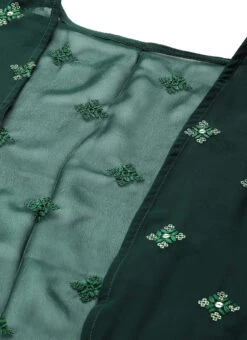 Jacket From Green Georgette Embroidered Set N Suits -Indo Clothing Shop Green Georgette Embroidered Set N Suits IWBS02211124 rrc1