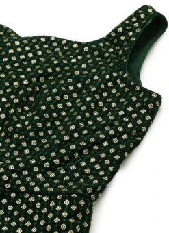 Green Georgette Sequins Jumpsuit Festive Wear 12 Green Georgette Sequins Jumpsuit Festive Wear -Indo Clothing Shop Green Georgette Sequins Jumpsuit DRBS02208424 rrc1