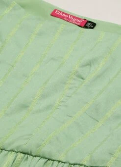 Green Jacquard Nylon Dress After Six Wear 12 Green Jacquard Nylon Dress After Six Wear -Indo Clothing Shop Green Jacquard Nylon Dress DRBS02206268 rrc1