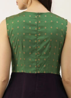 Green N Purple Kali Style Gown After Six Wear 13 Green N Purple Kali Style Gown After Six Wear -Indo Clothing Shop Green N Purple Kali Style Gown IWBS02101759 rrc3