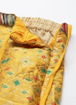 Skirt From Green N Yellow Jacquard Skirt Set After Six Wear -Indo Clothing Shop Green N Yellow Jacquard Skirt Set IWBS02301972 rrc2