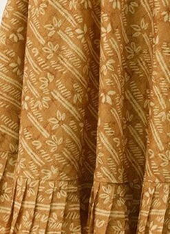 Green Printed Art Silk Cotton Maxi Dress After Six Wear -Indo Clothing Shop Green Printed Art Silk Cotton Maxi Dress DRBS02209822 rrc4 1