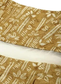 Green Printed Art Silk Dress After Six Wear -Indo Clothing Shop Green Printed Art Silk Dress DRBS02208474 rrc1