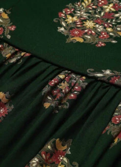 Green Rayon Printed Strap Neckline Dress After Six Wear 12 Green Rayon Printed Strap Neckline Dress After Six Wear -Indo Clothing Shop Green Rayon Printed Strap Neckline Dress DRBS02204727 rrc1