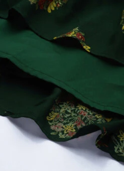 Green Rayon Printed Strap Neckline Dress After Six Wear 15 Green Rayon Printed Strap Neckline Dress After Six Wear -Indo Clothing Shop Green Rayon Printed Strap Neckline Dress DRBS02204727 rrc4