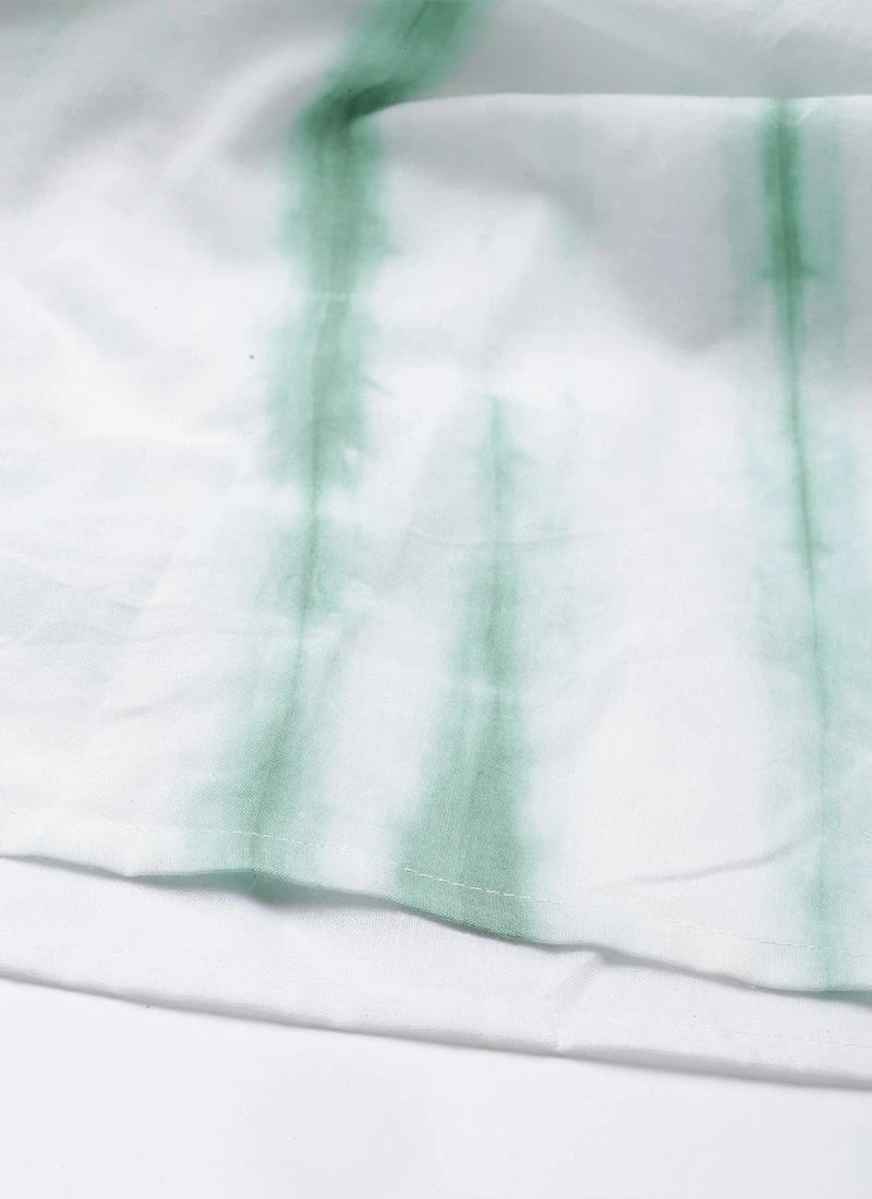 Green Tie N Dye Gathered Flare Dress After Six Wear 8 Green Tie N Dye Gathered Flare Dress After Six Wear - Image 8