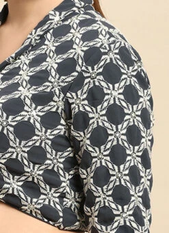 Grey Embroidered Collar Neck Blouse Festive Wear 14 Grey Embroidered Collar Neck Blouse Festive Wear -Indo Clothing Shop Grey Embroidered Collar Neck Blouse BLBS02303800 rrc3