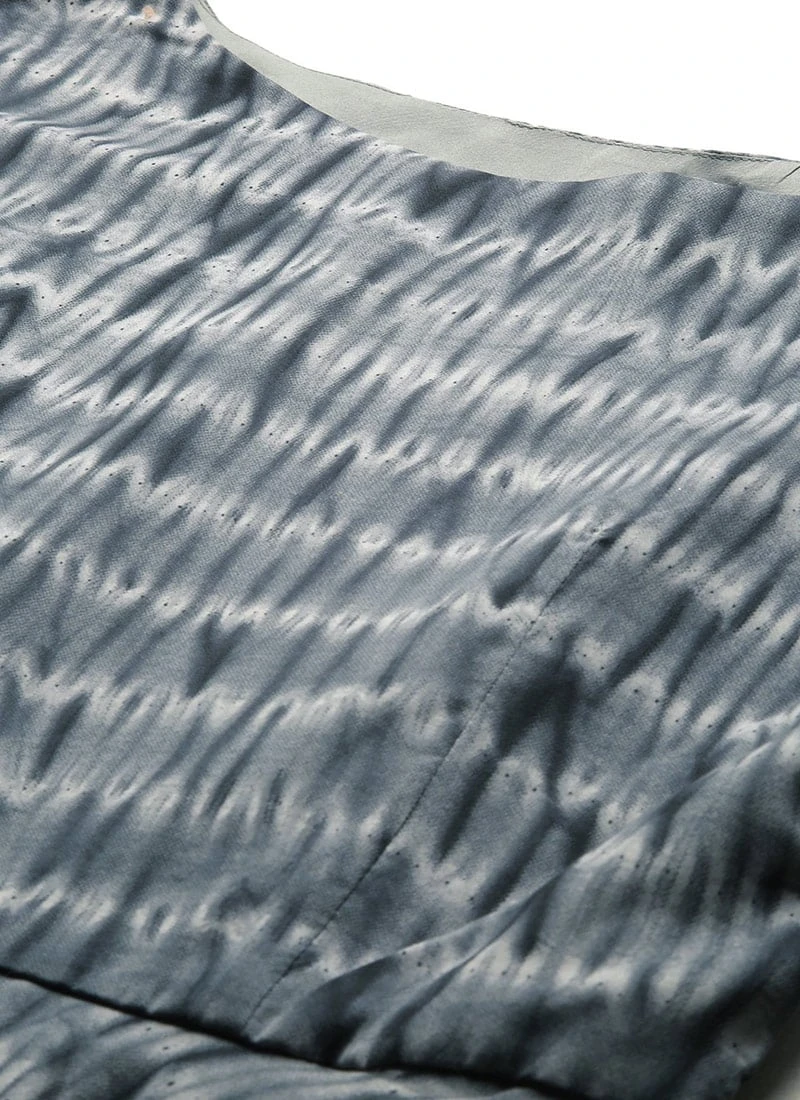 Grey N Black Muslin Handkerchief Style Dress After Six Wear 5 Grey N Black Muslin Handkerchief Style Dress After Six Wear - Image 5