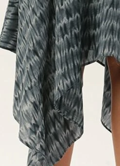 Grey N Black Muslin Handkerchief Style Dress After Six Wear 15 Grey N Black Muslin Handkerchief Style Dress After Six Wear -Indo Clothing Shop Grey N Black Muslin Handkerchief Style Dress DRBS02106467 rrc4