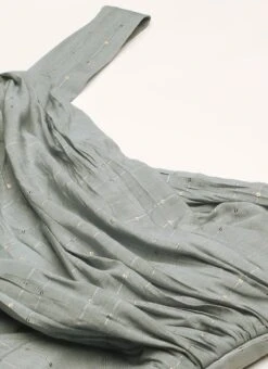 Grey Nylon Sequins Embroidered Jumpsuit After Six Wear 12 Grey Nylon Sequins Embroidered Jumpsuit After Six Wear -Indo Clothing Shop Grey Nylon Sequins Embroidered Jumpsuit DRBS02212507 rrc1 1