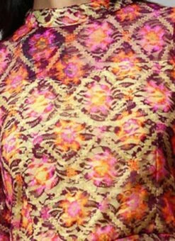 Knee Length Multiclolored Fit N Flared Dress Party Wear 12 Knee Length Multiclolored Fit N Flared Dress Party Wear -Indo Clothing Shop Knee Length Multiclolored Fit N Flared Dress DRBS02006240 rrc1