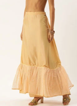 Lavender Embroidered Organza One Shoulder Gown Party Wear -Indo Clothing Shop Lavender Embroidered Organza One Shoulder Gown IWBS02308839 rrc4