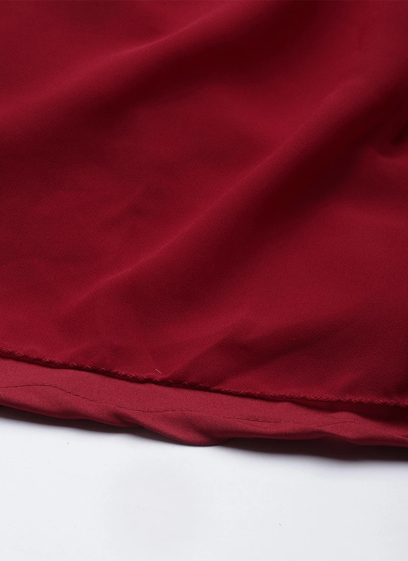 Beige Net N Maroon Jacket Style Gown Festive Wear 8 Beige Net N Maroon Jacket Style Gown Festive Wear - Image 8