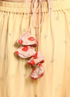 Light Peach Embroidered Chiffon Blouse Festive Wear -Indo Clothing Shop Light Peach Embroidered Chiffon Blouse BLBS02301948 rrc4