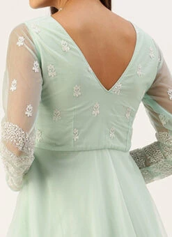 Light Sea Green Net Embroidered Gown Party Wear 13 Light Sea Green Net Embroidered Gown Party Wear -Indo Clothing Shop Light Sea Green Net Embroidered Gown IWBS02301737 rrc2
