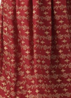 Maroon Art Silk Foil Printed Maxi Dress Festive Wear 15 Maroon Art Silk Foil Printed Maxi Dress Festive Wear -Indo Clothing Shop Maroon Art Silk Foil Printed Maxi Dress DRBS02211115 rrc4
