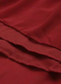 Maroon Art Silk N Geogette Flare Dress Festive Wear -Indo Clothing Shop Maroon Art Silk N Geogette Flare Dress DRBS02301787 rrc4