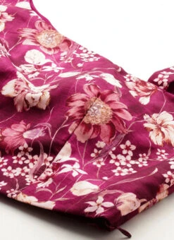 Skirt From Maroon Art Silk Printed Skirt Set After Six Wear -Indo Clothing Shop Maroon Art Silk Printed Skirt Set IWBS02302382 rrc1