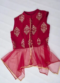 Bottom From Maroon N White Georgette Sequins Palazzo Set After Six Wear -Indo Clothing Shop Maroon N White Georgette Sequins Palazzo Set IWBS02301027 rrc2