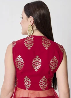 Bottom From Maroon N White Georgette Sequins Palazzo Set After Six Wear -Indo Clothing Shop Maroon N White Georgette Sequins Palazzo Set IWBS02301027 rrc3