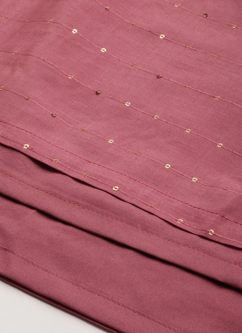 Maroon Sequins Embroidered Dress After Six Wear 8 Maroon Sequins Embroidered Dress After Six Wear - Image 8