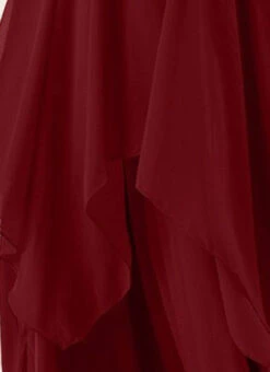 Maroon Sequins Handkerchief Gown Festive Wear -Indo Clothing Shop Maroon Sequins Handkerchief Gown IWBS02303624 rrc3