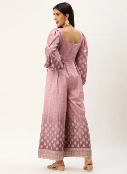 Mauve Art Silk Digital Printed Jumpsuits After Six Wear 11 Mauve Art Silk Digital Printed Jumpsuits After Six Wear -Indo Clothing Shop Mauve Art Silk Digital Printed Jumpsuits DRBS02301077 b