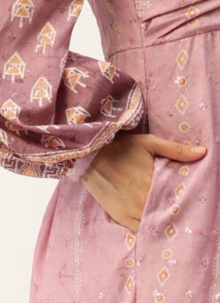 Mauve Art Silk Digital Printed Jumpsuits After Six Wear 13 Mauve Art Silk Digital Printed Jumpsuits After Six Wear -Indo Clothing Shop Mauve Art Silk Digital Printed Jumpsuits DRBS02301077 rrc2