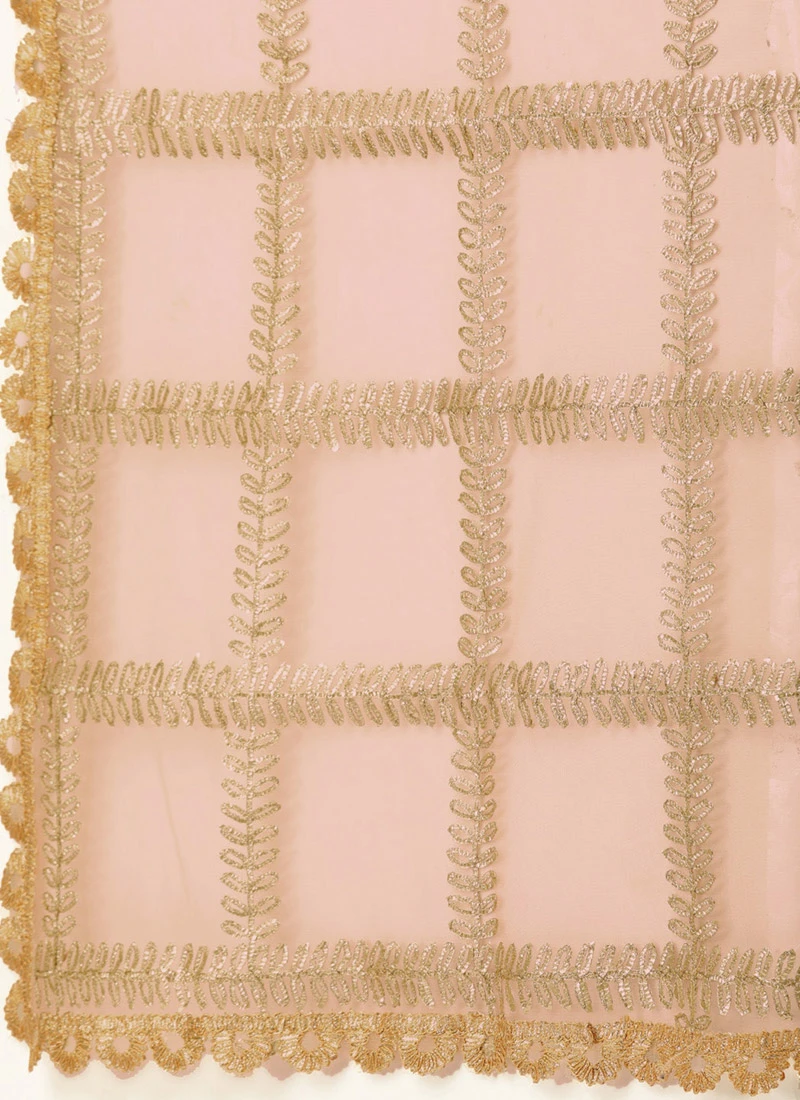 Mauve Embroidered Floor Length Gown Party Wear 7 Mauve Embroidered Floor Length Gown Party Wear - Image 7