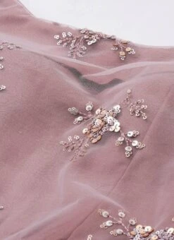 Mauve Embroidered Net Cape Style Gown Party Wear 12 Mauve Embroidered Net Cape Style Gown Party Wear -Indo Clothing Shop Mauve Embroidered Net Cape Style Gown IWBS02007370 rrc1