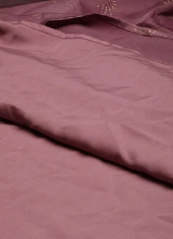 Mauve Foil Printed Satin Draped Gown Party Wear 14 Mauve Foil Printed Satin Draped Gown Party Wear -Indo Clothing Shop Mauve Foil Printed Satin Draped Gown IWBS02209695 rrc3