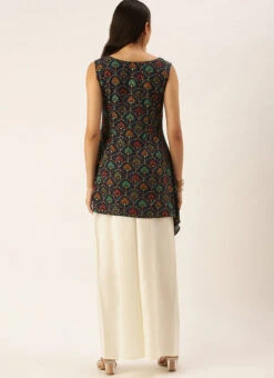 Mauve N Off White Cotton Kurta Set Festive Wear After Six Wear -Indo Clothing Shop Mauve N Off White Cotton Kurta Set KSBS02111114 b